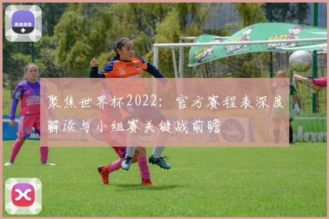 聚焦世界杯2022：官方赛程表深度解读与小组赛关键战前瞻
