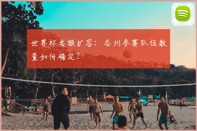 世界杯名额扩容:各州参赛队伍数量如何确定?